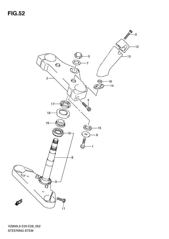 Steering stem