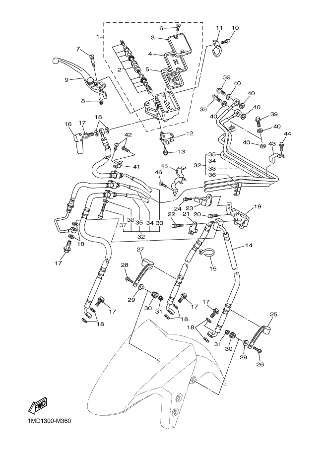 FRONT MASTER CYLINDER