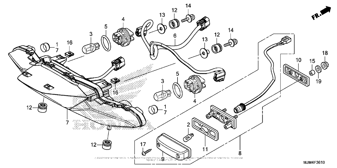 Задний фонарь (Стоп-сигнал)