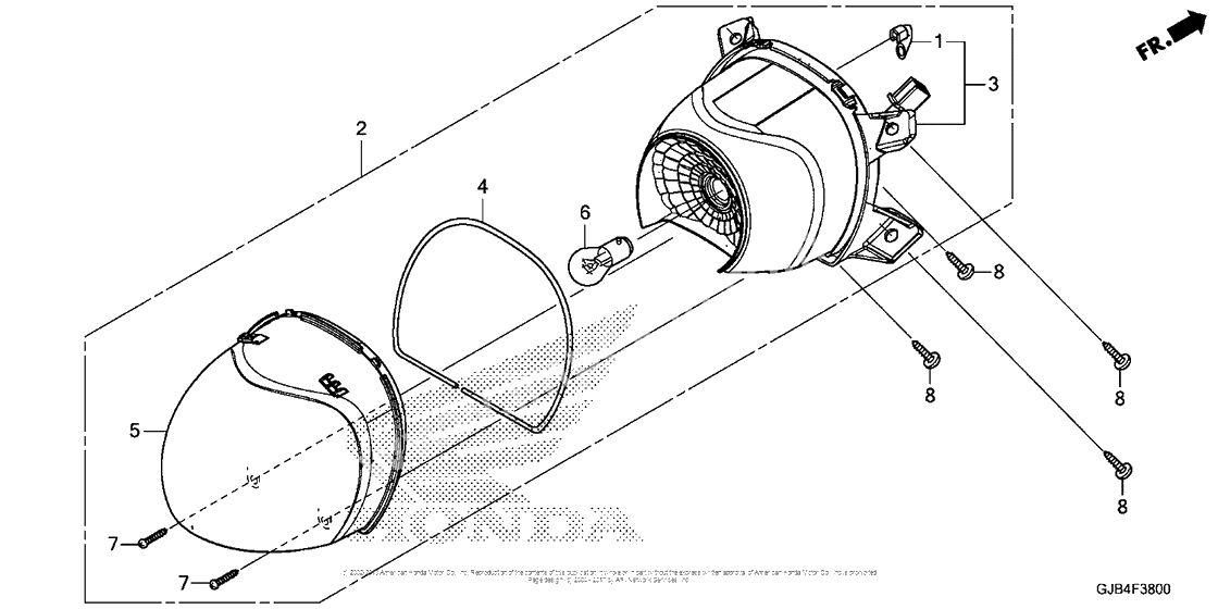 Задний фонарь (Стоп-сигнал)