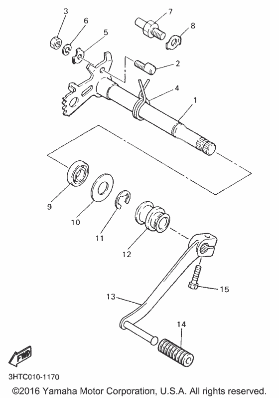 Вал переключения