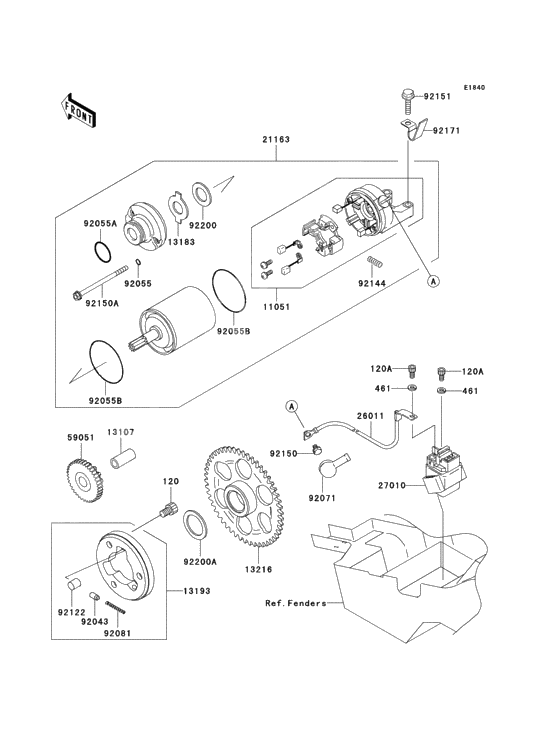 Starter motor