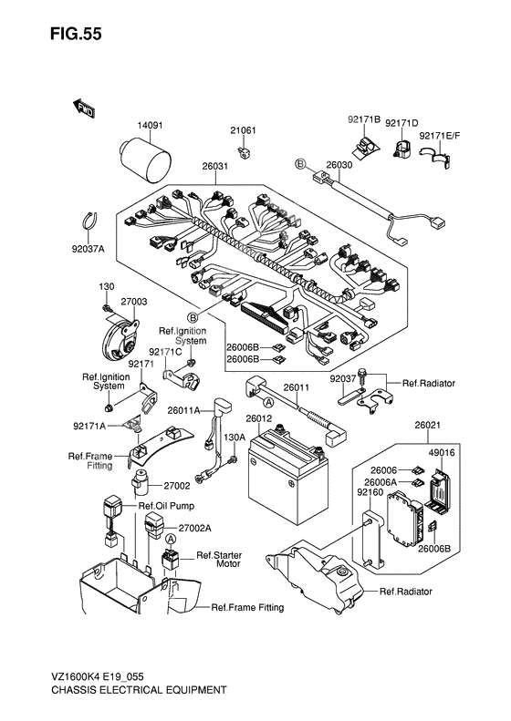 Chassis electrical equipment