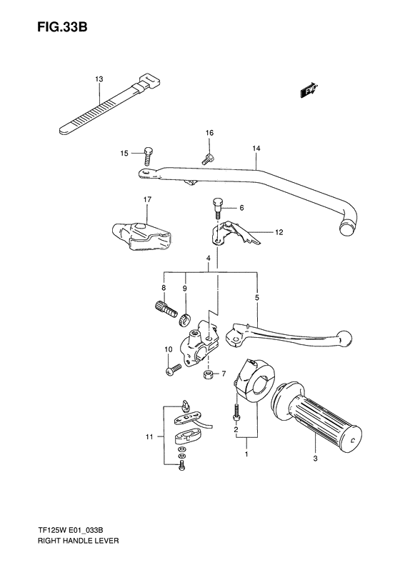 Right handle lever              

                  Model k5