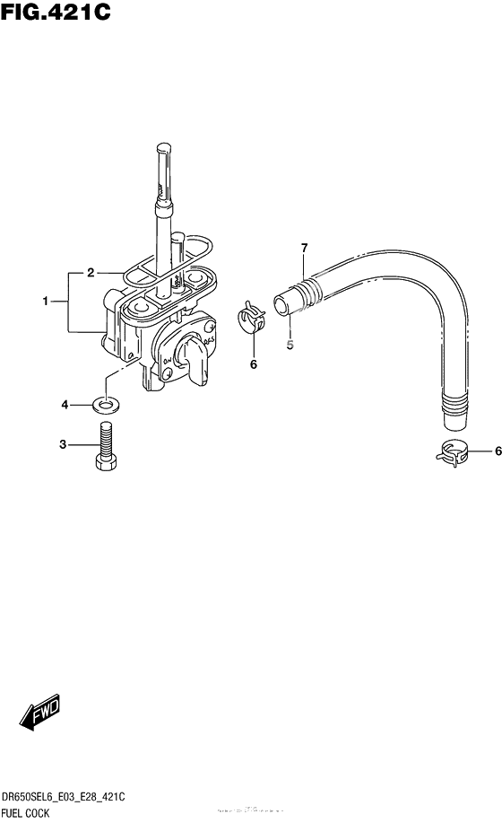 Fuel Cock (Dr650Sel6 E33)