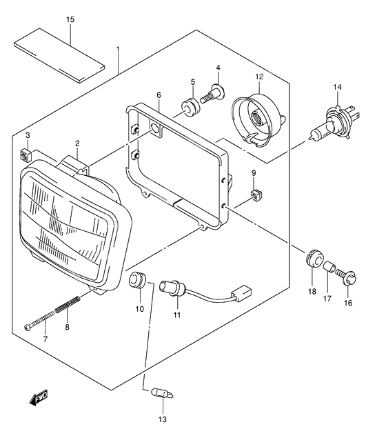 Headlamp              

                  E2, e19, e54