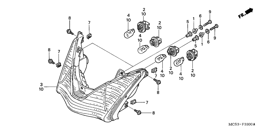 Rear combination light