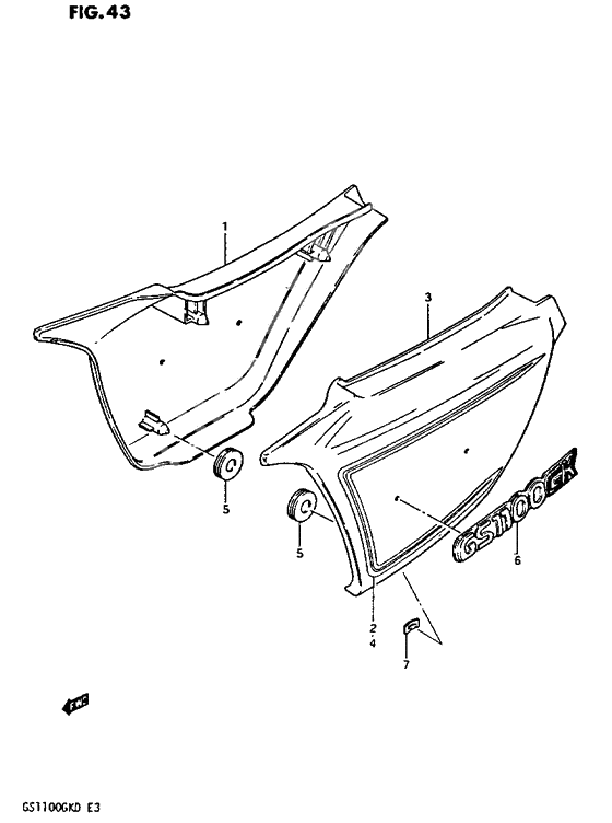 Frame cover              

                  Gs1100gkz