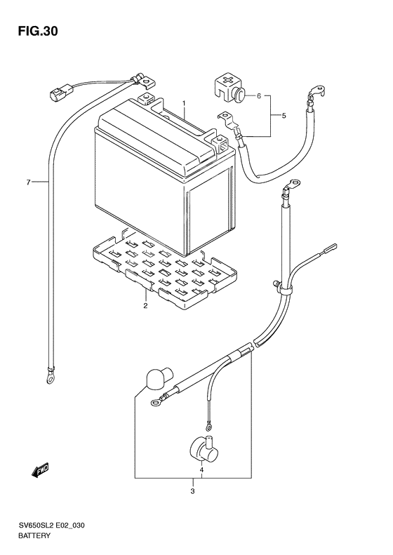 Battery              

                  Sv650sl2 e2