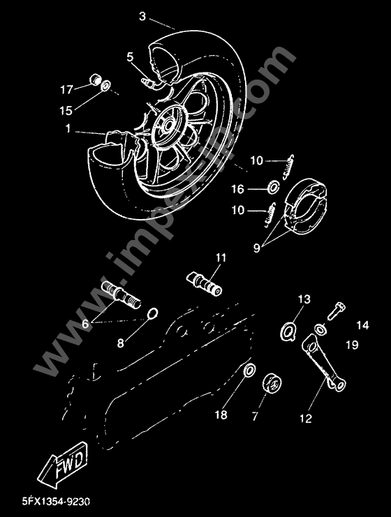 Rear wheel