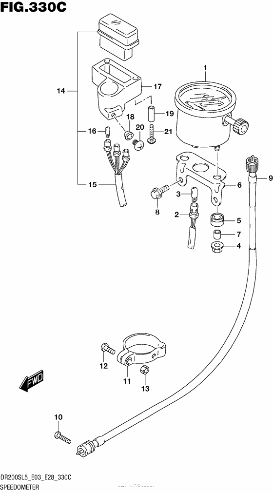 Speedometer (Dr200Sl5 E33)