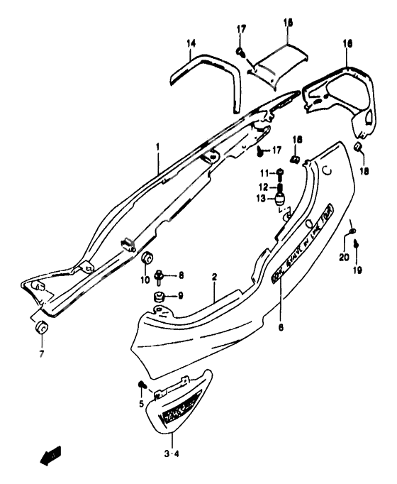 Frame cover              

                  Gsf1200sax