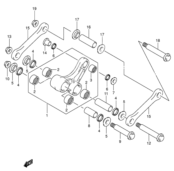 Rear cushion lever              

                  Model k1