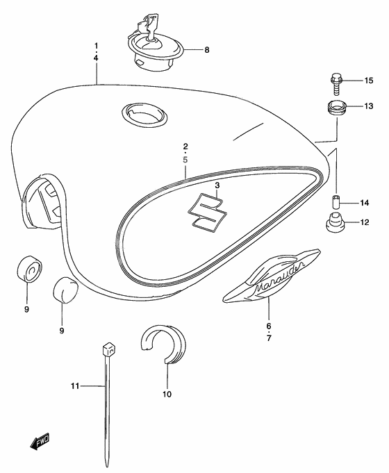 Tank fuel              

                  Model k5