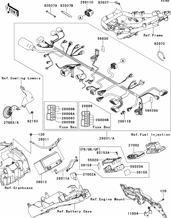 Chassis electrical equipment