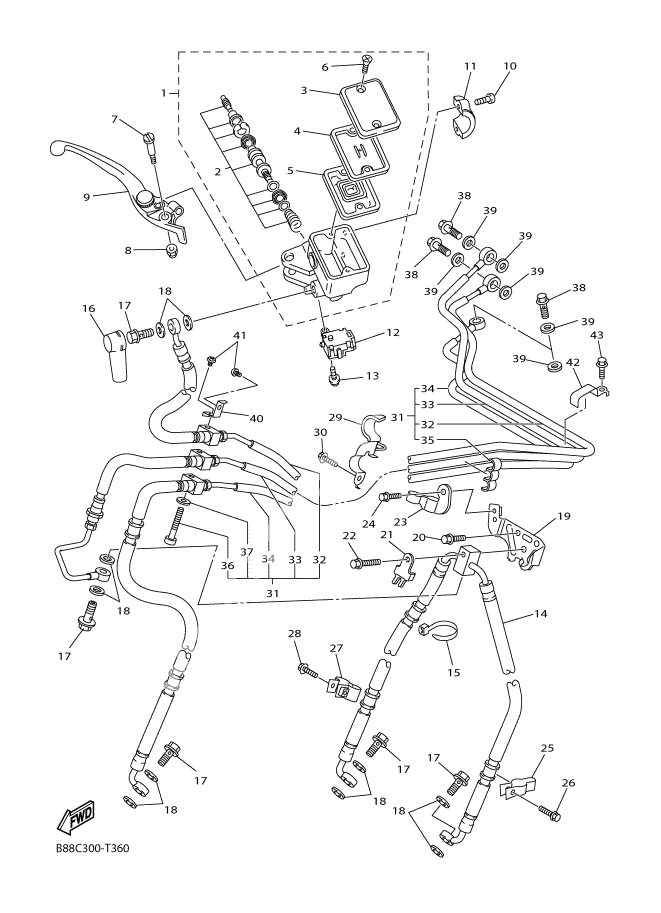 FRONT MASTER CYLINDER