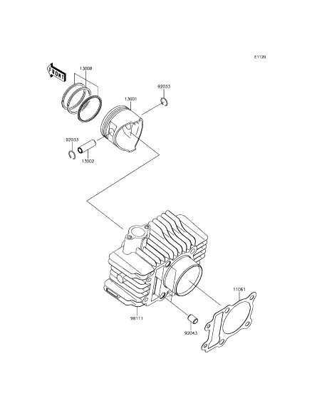 Cylinder/Piston(s)