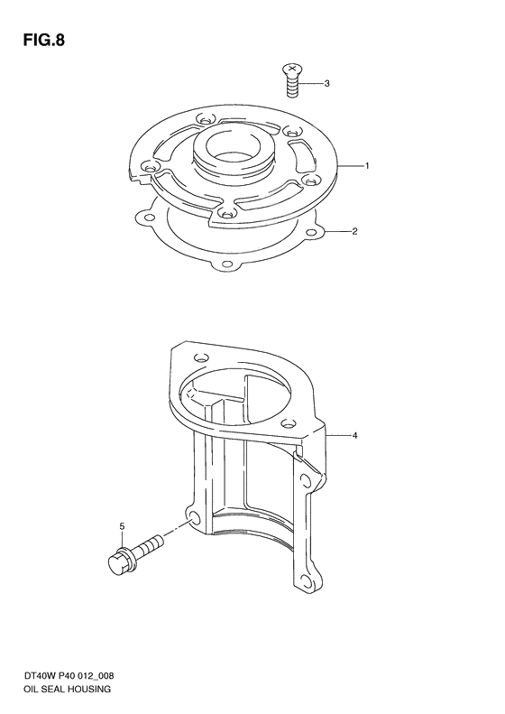 Oil seal housing