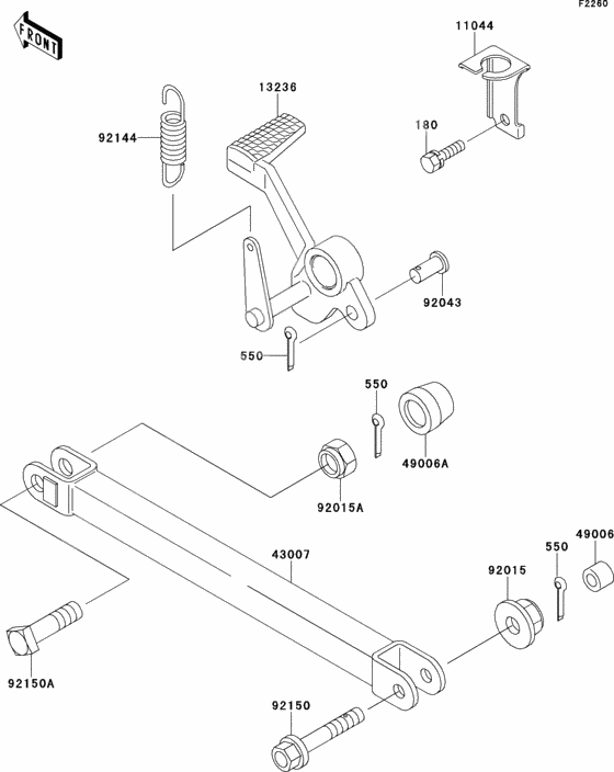 Brake pedal