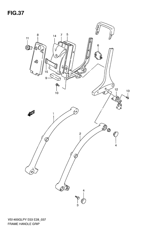 Frame handle grip