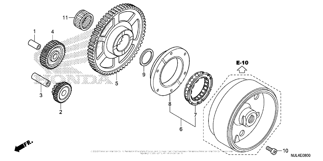 Привод стартера