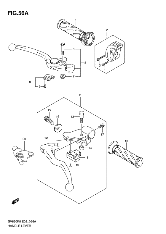 Handle lever              

                  Model l0