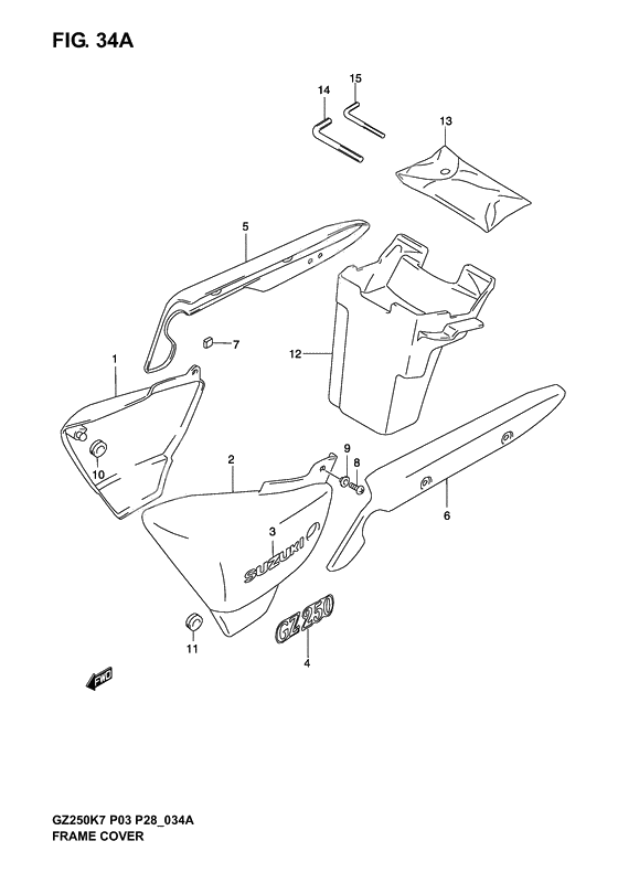 Frame cover              

                  Model k7