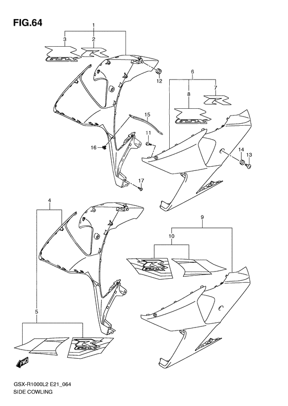 Side cowling