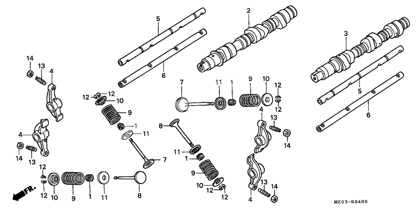 Camshaft/valve