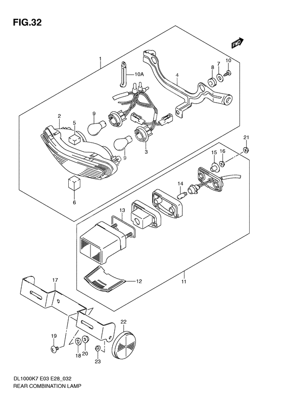 Rear combination lamp