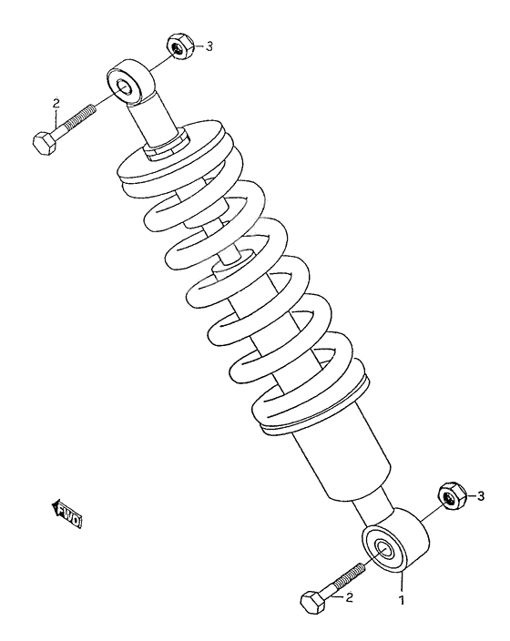 Rear shock absorber