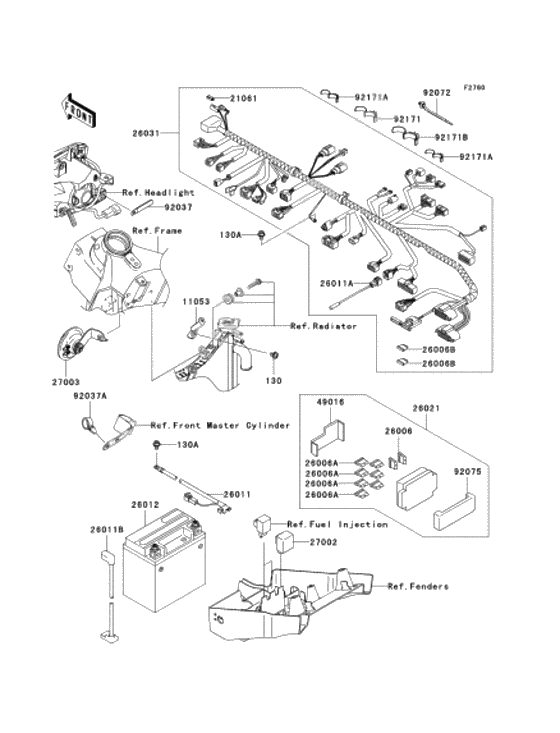 Chassis electrical equipment