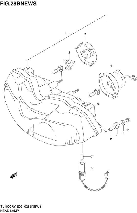 Headlamp              

                  E4, e18, e22, e25, e34