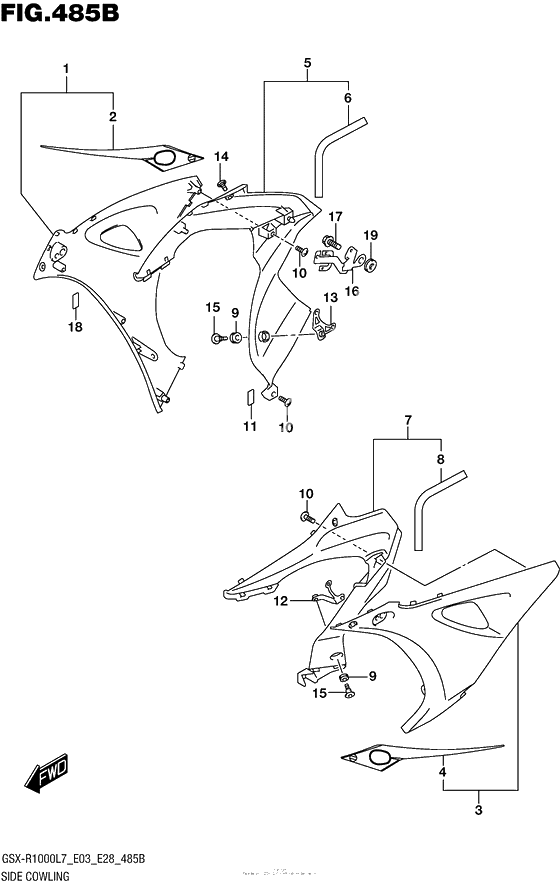 Side Cowling (Ykv,yvz)