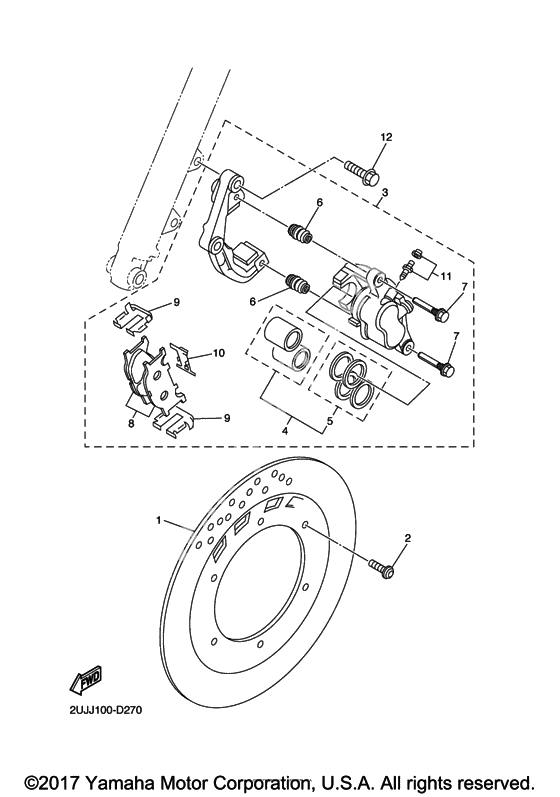 Передний тормоз