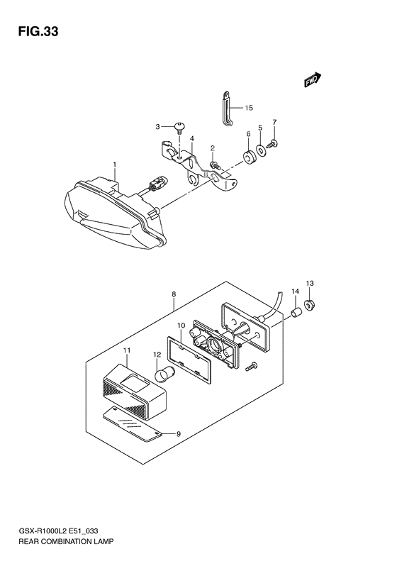 Rear combination lamp