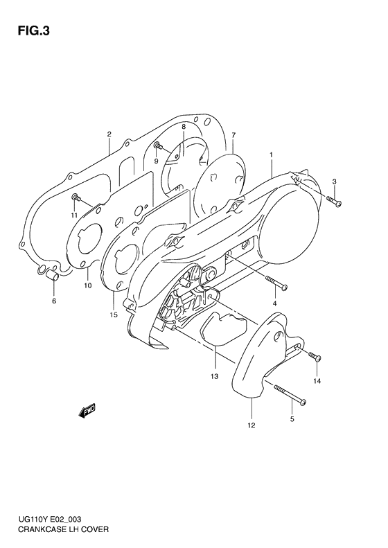 Crankcase lh cover