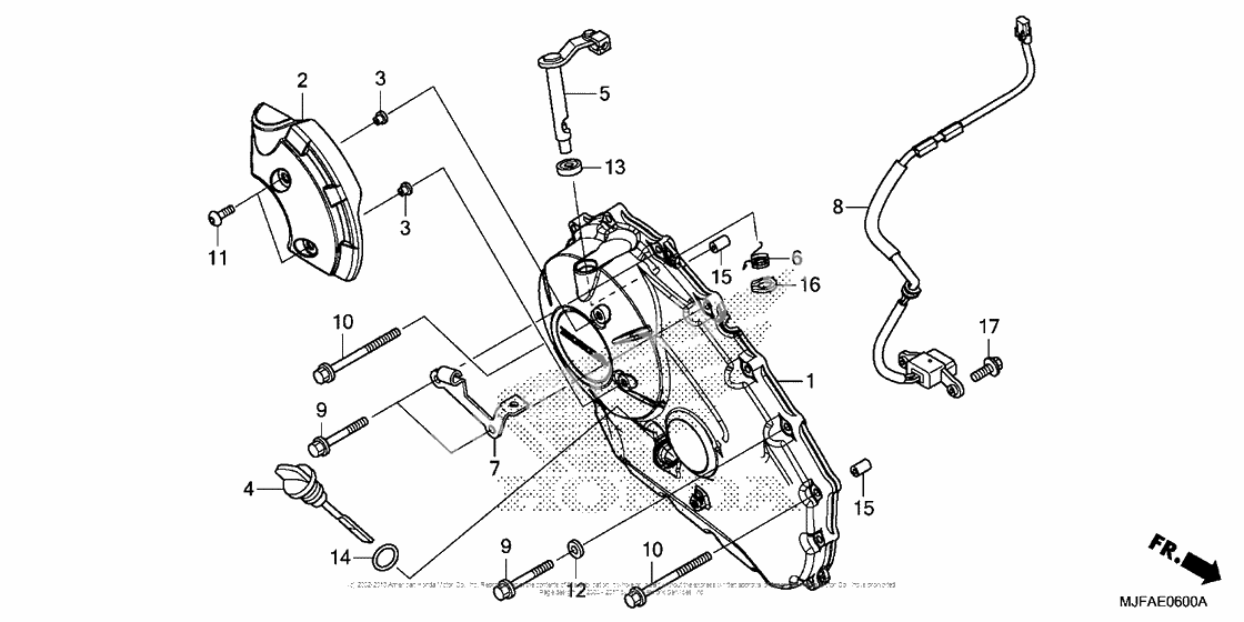 Right crankcase cover (1)