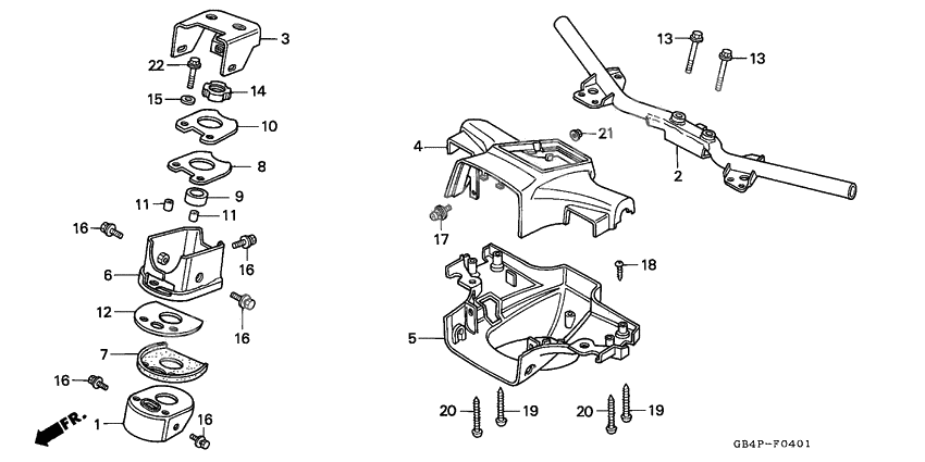 Handle pipe/handle cover              

                  C50SP/C50ST
