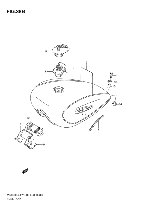 Tank fuel              

                  Model x