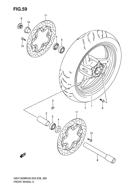 Transom + tube              

                  Gsx1300bkk/k9