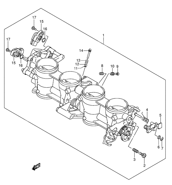 Throttle body