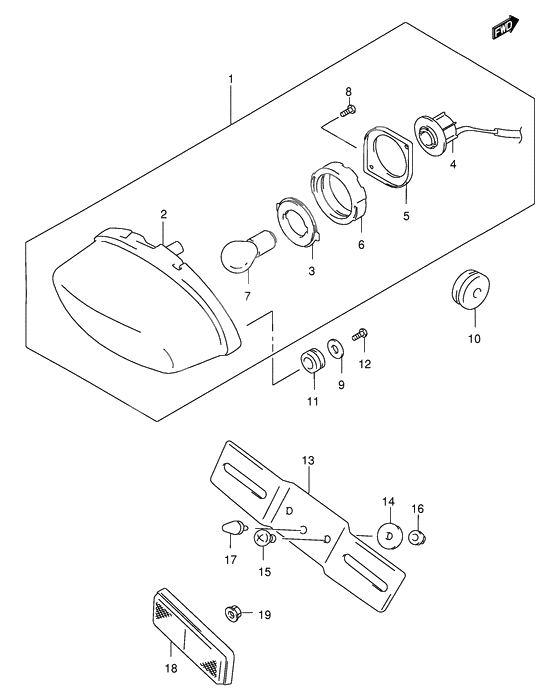 Rear combination lamp