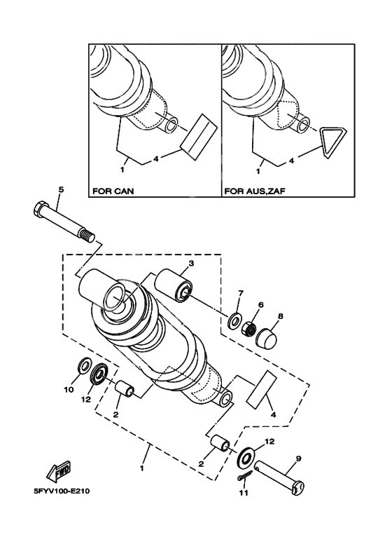 Rear suspension