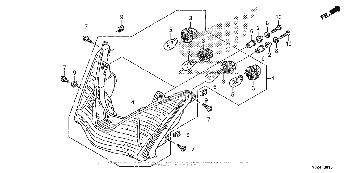 Задний фонарь (Стоп-сигнал)
