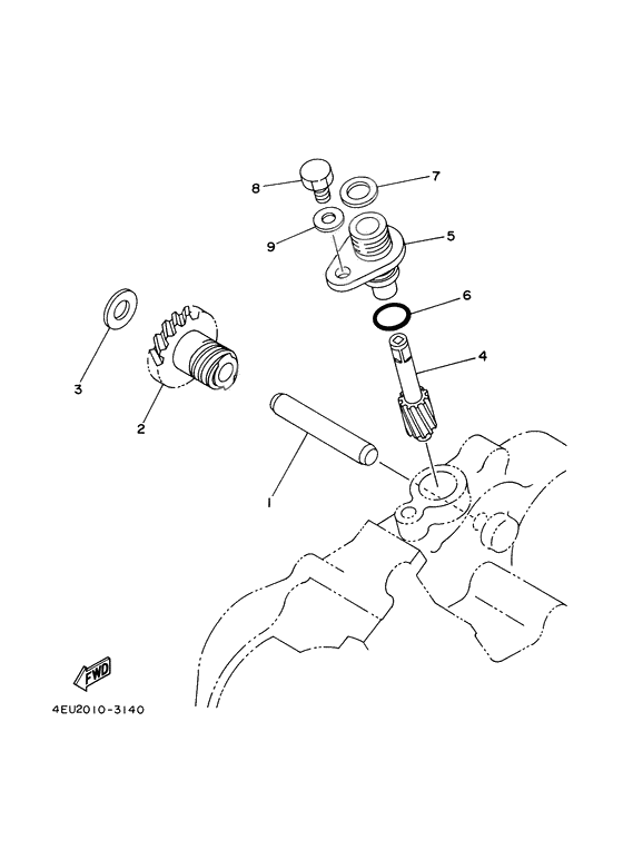 Tachometer gear