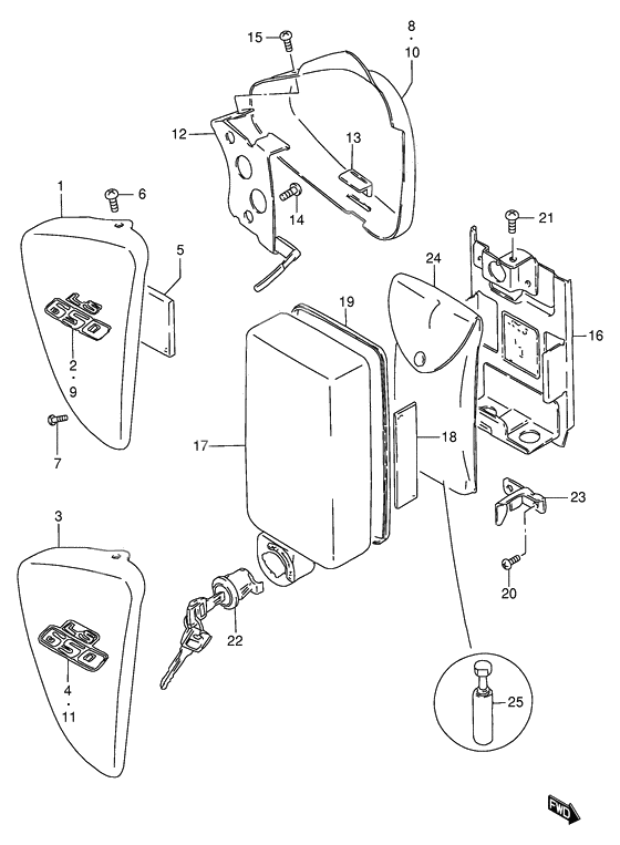 Frame cover              

                  Model t/v