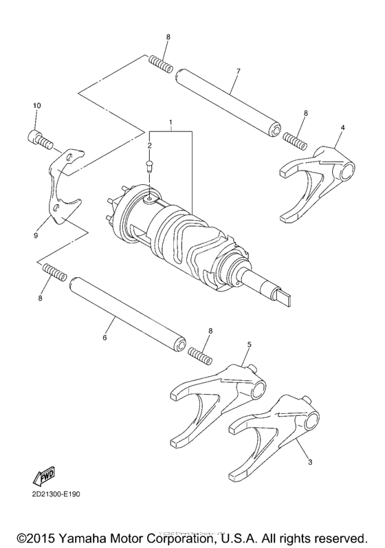 Копирный вал & Вилки