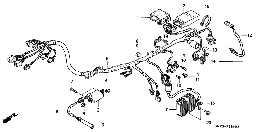 Wire harness/ ignition coil