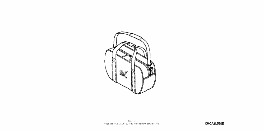 Saddlebag cooler (w/honda logo)